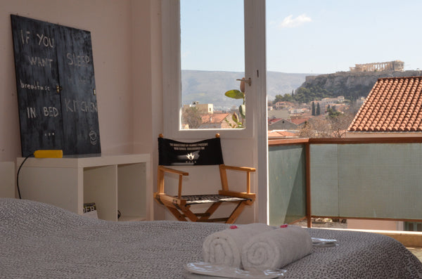 Situated in the truly fascinating art district of Kerameikós, this 90m2 flat off Athens, Greece ACROPOLIS VIEW ii -100% Athens experience-Metro ❤️ Entire condo vacation rental 54053348