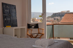 Situated in the truly fascinating art district of Kerameikós, this 90m2 flat off Athens, Greece ACROPOLIS VIEW ii -100% Athens experience-Metro ❤️ Entire condo vacation rental 54053348
