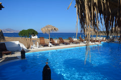 A painting with unforgettable sunrises,white sand and blue sea.....  <br />hidde Schoinousa, Greece Anatoli Studios Schinoussa island 2 Room in hotel vacation rental 3433191