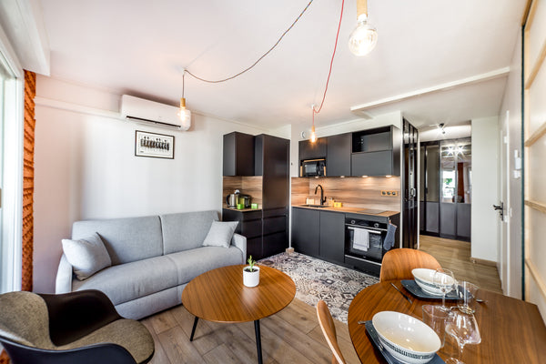 Entirely renovated in 2022, discover this delightful 32m2 studio tastefully deco  Brand new studio near Part-Dieu - quiet balcony Entire rental unit vacation rental 706215403661406912