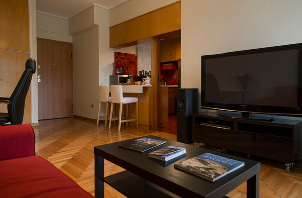 A clean and bright apartment with ideal dimensions and a spectacular view, in th GR Welcoming apartment with stunning view in Athens Entire rental unit vacation rental 23748826