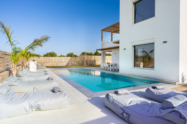 Sardines Villa 3 (150 sqm) is Located in Analipsi Hersonissos just 600m from the  Sardines Luxury Villa 3-Private Pool-Garden-Gym Entire villa vacation rental 49588039