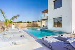 Sardines Villa 3 (150 sqm) is Located in Analipsi Hersonissos just 600m from the  Sardines Luxury Villa 3-Private Pool-Garden-Gym Entire villa vacation rental 49588039