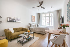 This stunning studio apartment is situated in a renovated 20th-century Art-Nouve Libochovice, Czechia Charming Designer Apartment by the River Entire rental unit vacation rental 44133706