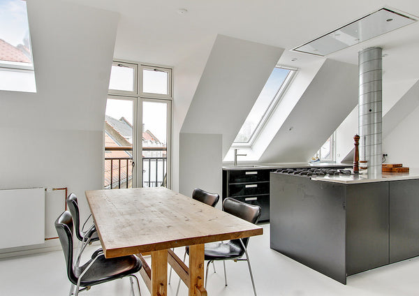 The 145 sqm appartement is situated in the most vibrant and bohemian part of Cop Copenhagen, Denmark New rooftop apartment in the heart of Copenhagen Entire loft vacation rental 19094542