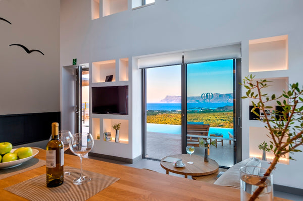 Our brand new 2 bedroom villa Harmony is signature architecture with superb sea  Chania, Greece Luxury 2 bedr villa in western Crete Entire home vacation rental 21052028