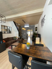 La maison est située dans un quartier calme<br />Proche du Bus 87 (2min), Tram 8 Jette, Belgium Two bedroom Modern house with Patio Entire home vacation rental 681196416283033601