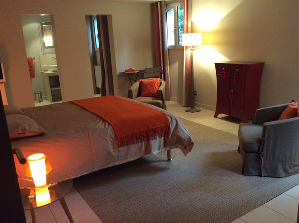 Dans tres belle villa, chambre calme cote jardin avec acces independant, wc et    Villa Monplaisir proch centre ville Private room in home vacation rental 12216249