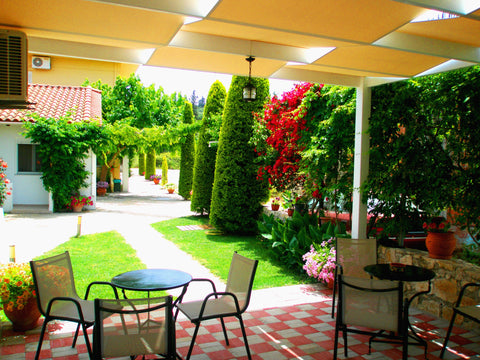 A bright small apartment for 4 persons fully equipt for your holiday needs,warm  Kalyves, Greece Garden House with swimming pool Entire rental unit vacation rental 34993351