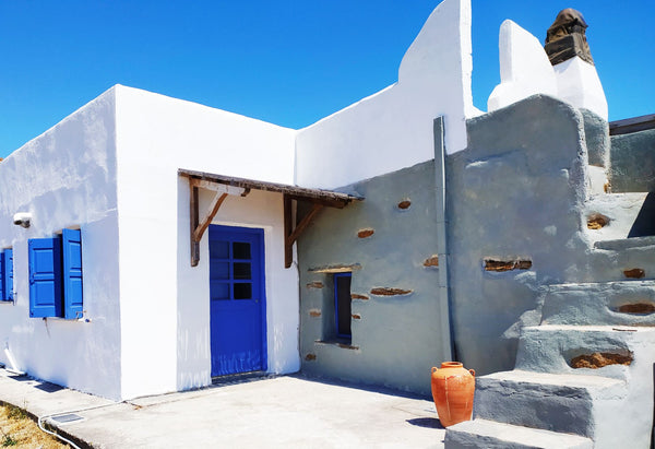 Located on the hills overlooking pisolimiona beach, we offer an idyllic place to  Stone House Cavo d' Oro Cycladic home vacation rental 32872327