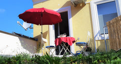 Frühstück in der klaren Morgensonne, abends im milden Licht ein Glas Wein genieß Vienna, Austria Helles ruhiges Studio mit privater Terrasse und AC Entire rental unit vacation rental 27194081