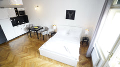 cosy and comfortable studio in a historical building (with elevator) is unique f Prague, Czechia Cosy studio with Balcony & View Entire rental unit vacation rental 21403265