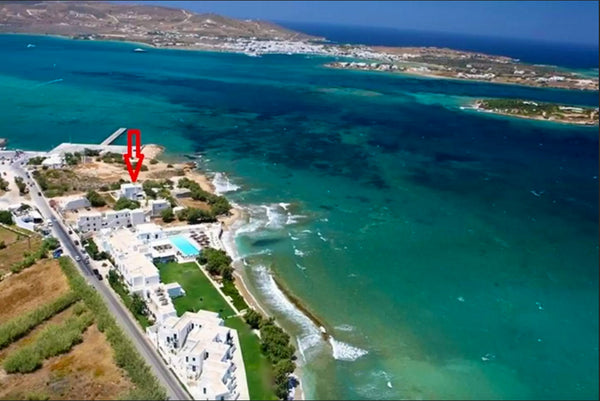 Kiter's paradise beach house is a cosy place to relax. It has an amazing view to Paros, Greece Kiter's paradise beach house Cycladic home vacation rental 35261268