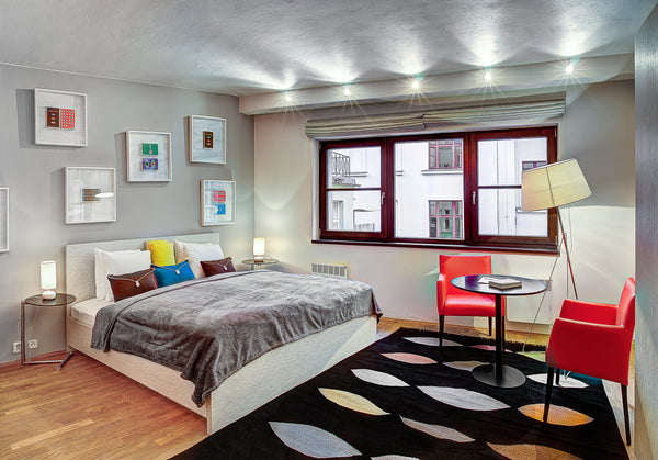 Modern colourful apartment inspired by original covers of Franz Kafka books. You Prague, Czechia Studio Kafka Old Town Entire rental unit vacation rental 5119567