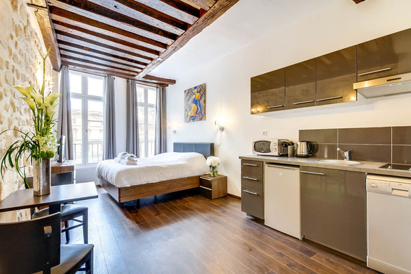 Located in the prestigious rue Saint-Honoré, this bright 2 people studio, recent  LOUVRE 3: UPPER CLASS SUITE - RUE SAINT HONORE Entire rental unit vacation rental 13724244