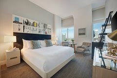 Got huge dreams? This loft-like space — with city or river views and a vanity ar  Hotel in New York · 1 bedroom · 1 bed · 1 bath Room in hotel vacation rental 1018974231021734836