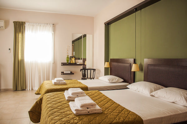 Spacious, bright Triple studio apartment measuring approximately 38m2. It comes  Rhodes, Greece Krinis Apartments Entire rental unit vacation rental 7829314