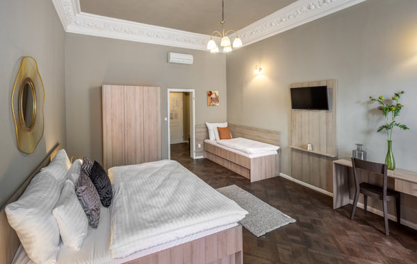 Enjoy your stay in our Triple Room that offers comfortable king size bed and one  Triple Room - Palac U Kocku Room in hotel vacation rental 53729769