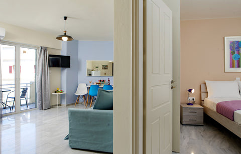 A comfortable modern flat located at the third floor right next to Koum Kapi bea Chania, Greece Melina Sea & City apt 9 next to Venetian Harbor Entire rental unit vacation rental 33341416