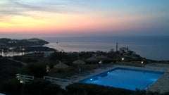 Its an appartment nice decoreted in island style, blue and white,The blue color  Iraklion, Greece BELLEVUE-CRETA APARTMENT IN AGIA PELAGIA-CRETE#10 Room in serviced apartment vacation rental 12970584