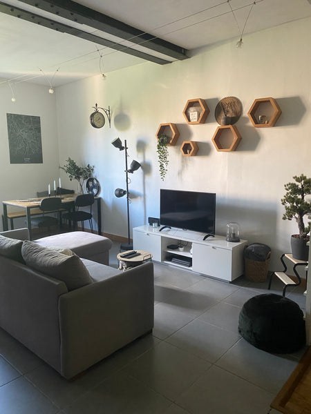 Ce logement fait 48m2 et est situé sur la rive gauche de Lyon, dans le 8ème arro Lyon, France 🌟Joli appartement style loft/industriel 🌟 Entire rental unit vacation rental 28300467