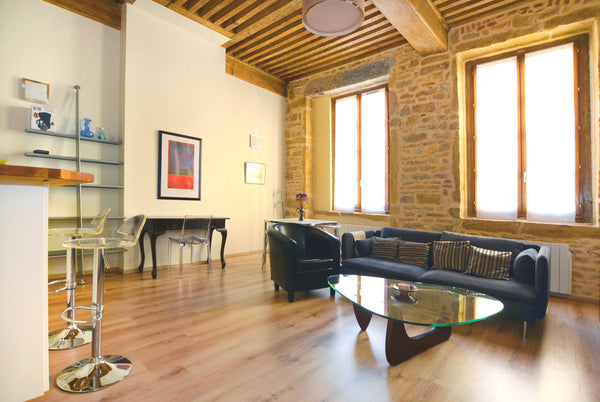 Un luxueux appartement, très calme de 60 m² avec 1 chambre. Donne entièrement su  Charme  & Calme au cœur de Lyon 2, 60 m² avec 1 CH Entire rental unit vacation rental 44083186