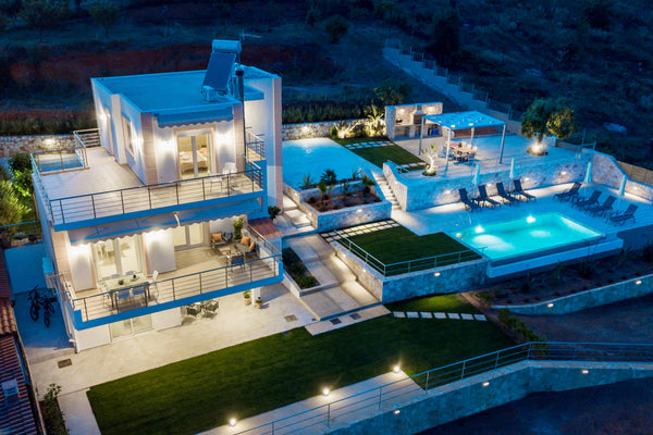 The villa is recently build and located at a small hill (amazing view) just outs Galatas, Greece Villa Oasis with mountain view Entire villa vacation rental 24693067