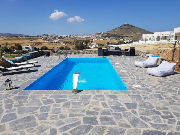 A unique opportunity to combine 3 wonderful recently-built and tastefully interi Paros, Greece Punda Villas for 12 w/ private pools and 3 Jacuzzi Cycladic home vacation rental 46887888