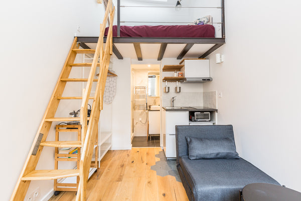 Come with no fear : before your arrival, comes an anti-covid disinfection team t Paris, France Tiny and quiet house in Le Marais Entire loft vacation rental 29122291