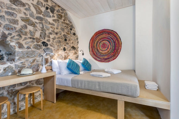 Canava Villas Suite provides a master bedroom with a queen bed and a separated b Athens, Greece Canava Villas “Suite” Santorini Cycladic home vacation rental 25010313