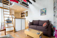 Spacious studio apartment on one of the most charming streets in the 10th arrond Vero Beach, FL Charm on Canal Saint Martin Entire rental unit vacation rental 8839742