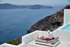 Three Bedroom Villa ocated in Imerovigli,  mesmerizing caldera view overlooking   Executive Three Bedroom Villa with Infinity Pool Entire villa vacation rental 24908650