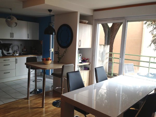 Appartement agréable, lumineux, et très au calme, avec un balcon-terrasse donnan Lyon, France Super appartement ! Entire condo vacation rental 36578441