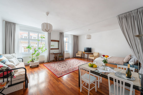 This beautiful and very spacious apartment is just 1 stop from Wenceslas Square  Prague, Czechia Beautiful and Spacious Apartment In The Centre Entire condo vacation rental 53902679