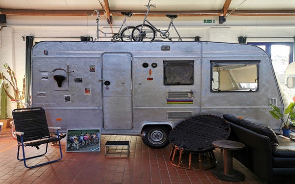 This caravan is dedicated to the noble sport of cycling! <br />This caravan has  Ghent, Belgium Biky caravan Private room in hostel vacation rental 42137858