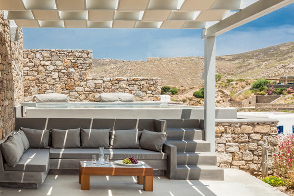 Nestled right above one of Mykonos's most treasured areas – Elia Beach - Anarina  Anarina Master Suites Elia Beach Mykonos Entire serviced apartment vacation rental 558610811217107632