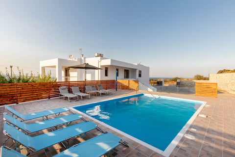 Located in the traditional Koskinou Village of Rhodes, the split-level Villa Cle Greece Villa Cleopatra with Private Pool and Tennis Court Entire cottage vacation rental 50710781