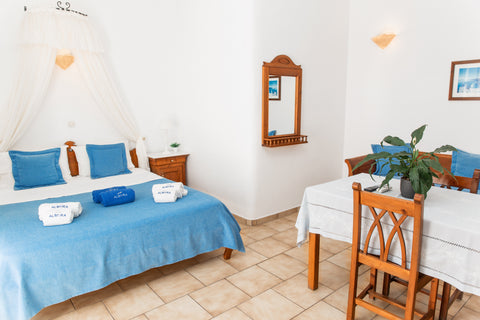 Almyra  faces the coast of Baxedes, Aegean Sea. There is a large sun-deck with s Oia, Greece Almyra Superior Suite with balcony Private room in rental unit vacation rental 12128849