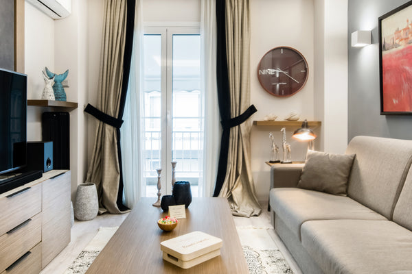 Brew coffee in a kitchen with recessed lighting and sleek cabinetry. Sit on a co Athens, Attica, Greece Acropolis Elegant Apartment, Next to the Metro. Entire rental unit vacation rental 20379548