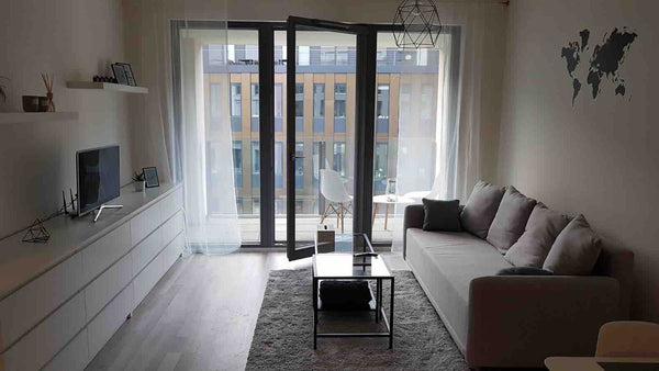 Nový slunný byt 2+kk, 52m2 s lodžií 5m2 v rezidenčním projektu Port Karolína,v c Prague, Czechia Nový apartman v centru Prahy-Karlín,s  parkováním Entire rental unit vacation rental 36627356
