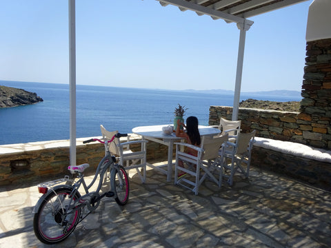 "Sun Blooming Villa" is a beautiful house that follows the traditional style of  Athens, Greece Sun Blooming Villa in Tinos island Cycladic home vacation rental 5746362