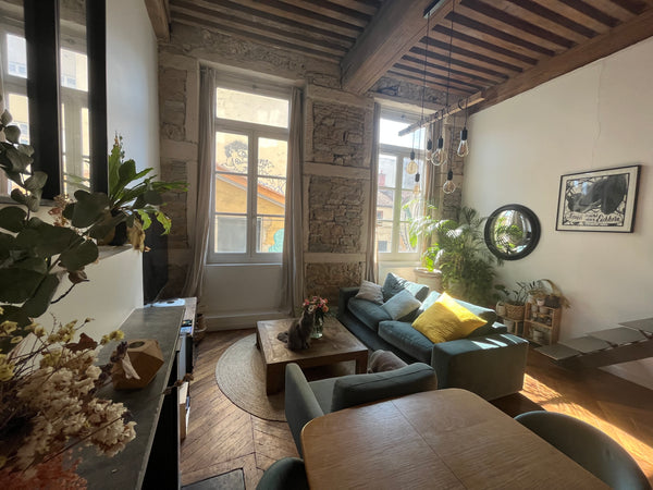 Appartement typique des pentes de La Croix rousse, avec une grande pièce à vivre Lyon, France Appartement en plein cœur de Lyon Entire rental unit vacation rental 24050020