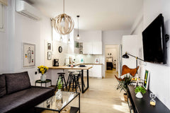 Our house is an elegant and cosy apartment in a quiet neighborhood close to the  Heraklion, Greece "Left" urban style cosy apartment Entire rental unit vacation rental 33269659
