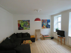 Welcome to my big and bright apartment, centrally located in Vesterbro, one of t  Big, bright apartment in central, charming area Entire rental unit vacation rental 48297171