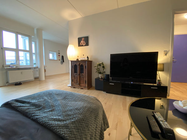 The apartment is a big 3-roomed apartment on the top floor (elevator in the buil Copenhagen, Denmark Cozy room in big apartment Private room in rental unit vacation rental 49577220