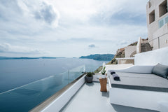 Traditional, cave-style villa with a shared terrace with spectacular volcano and  Standard Cave Villa with Hot Tub Private room in villa vacation rental 21921987