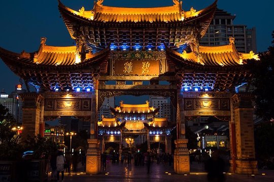 Private Kunming Night Tour with Dinner  Private Tours and Travel Guide Asia Shanghai CITY Kunming Destination Tour