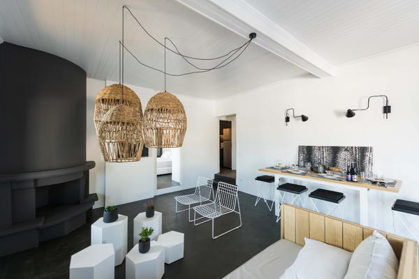 Stunning View!! Black Cactus 3-bedroom apartment , located at Saint John's beach Mikonos, Greece Delos View 3-bedroom Apartment Entire rental unit vacation rental 38916297