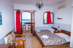 My studios are just a few seconds away to  the beach so you are going to sleep u Heraklion, Greece Renata Mare Beachside Studios, Studio 3 Sea View Entire rental unit vacation rental 3981293