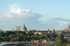 Welcome to our apartment.<br />This apartment is 87m2, with one bedroom, one bat Copenhagen, Denmark A stunning view of the city and Marble Church Entire rental unit vacation rental 38896458